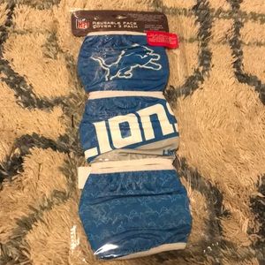 Detroit lions NFL face mask set